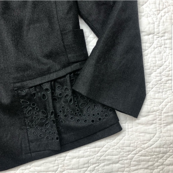 Rebecca Taylor Wool Peplum Blazer - Picture 6 of 8